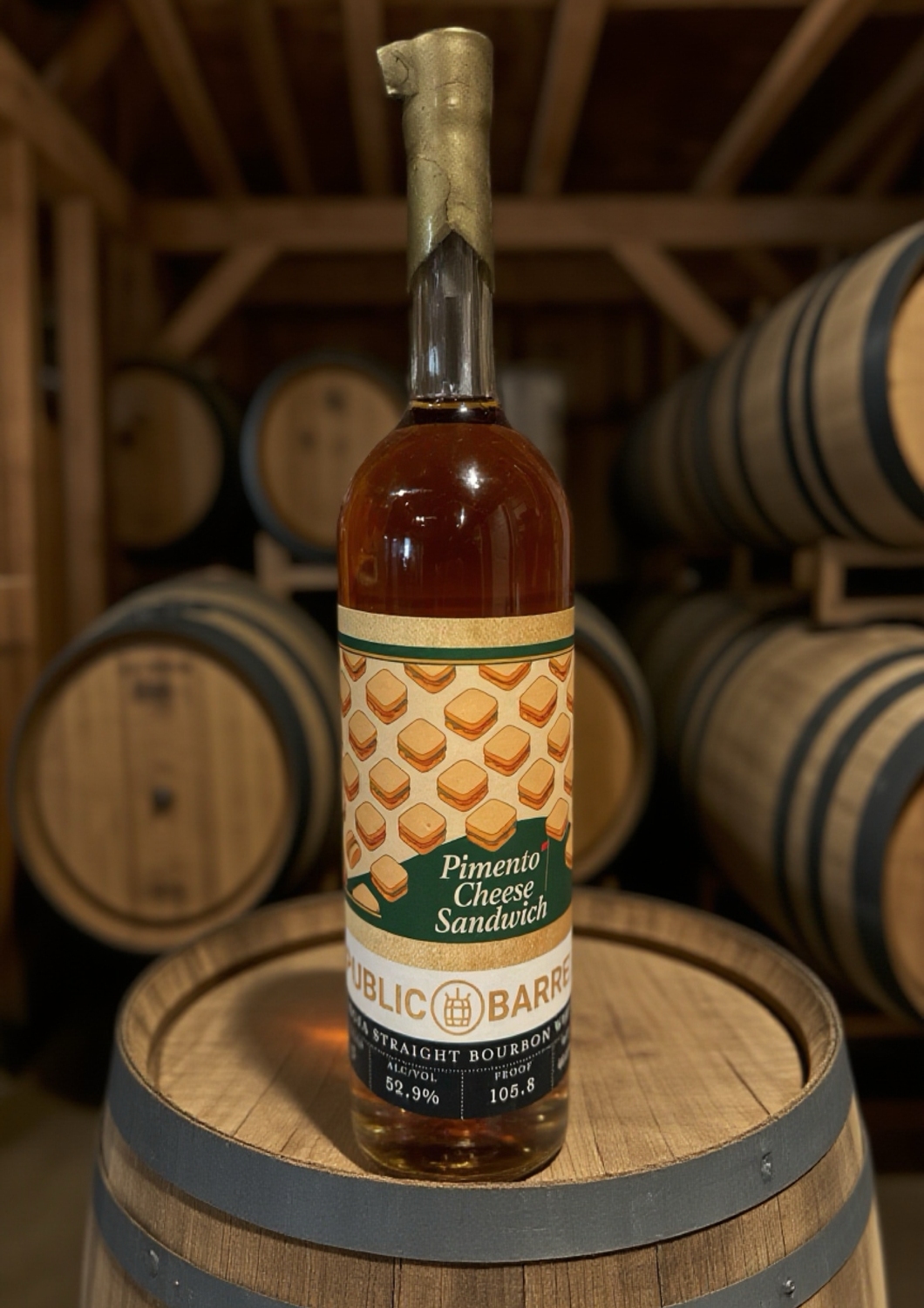 Public Barrel "Pimento Cheese Sandwich"